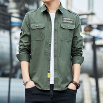 남자 견장 카라 긴팔 셔츠 긴팔티 가을 봄 티 티셔츠 카라넥 남성 카라티 하늘비즈 A11 T114I749