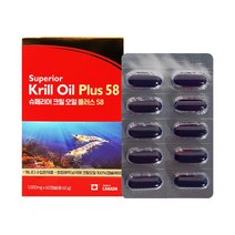 에버그린 남극해 크릴오일 100% 슈페리어 크릴 오일 플러스 60캡슐(2개월분), 1개, 1000mg x 60캡슐(2개월분)