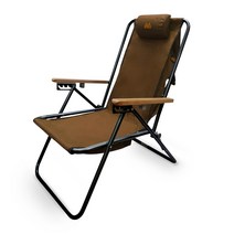 맥니핏 접이식 각도조절 캠핑의자 휴대용 의자 등산 백패킹 감성 폴딩 릴렉스 캠핑 체어, 캠핑의자 (브라운 78.5cm) 1개