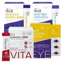 휴온스 이너셋 비타민C 프로바이오틱스 포스트바이오틱스 루테 3개월분, 이너셋 패밀리프로바이오틱스 2g 30포x3개