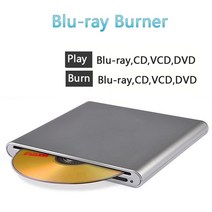 블루레이플레이어 재생기 외부 3D 블루 레이 버너 DVD 작가 드라이브 USB 3.0 플레이어 CD 리더 Windows XP/7/8/첫번째0 Mac OS 용, [03] Bluray burner