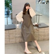 블리블리 목셔링 블라우스 레이어드 원피스 빅사이즈 임부복