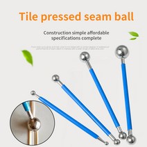 건설 도구 실노 천을 마 상자 홀더4pcs 세라믹 바닥 접착제 갭 스크레이퍼 더블 스틸 프레스 볼 타일 유리 시멘트 스크레이퍼 그라우트 수리 스틱 건설 도구