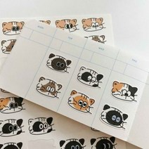 onod studio [오노드] 프랭키 컬러 페이스 스티커, 단품