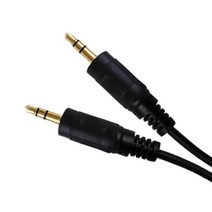 넥시 스테레오 3.5mm AUX 차량용 스피커 스마트폰 오디오 연결케이블, 3m, 1개