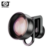 APEXEL APL-HD5T 다층 전화 망원 렌즈 2X 줌 고품질 LED 라이트 사진, 한개옵션1, 한개옵션0