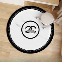 (설루샵)대형 원형 거실 샤넬st 러그 북유럽 카페트