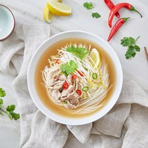 [담짜몰]수북숙주 담백육수 양지쌀국수 밀키트(3인분), 단품