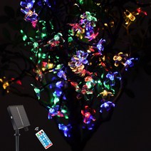 21세기트랜드 태양열+USB 벚꽃 전구, 태양열+USB 벚꽃 전구  12M 100구, 칼라