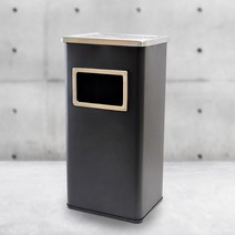 더블랙 사각 실외용 재떨이 휴지통 대형 재털이 흡연실 피시방