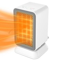 전기 팬 히터 히터 세라믹 팬 히터 소형 3 초 속난 1000W 3 단계 전환 자동 목 떨림 전도 자동 오프 전기 스토브 3 단계 온도 설정 냉난 양용 탁상 히터 발밑 히터