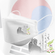 인쇄마스크 대한민국 태극기 마스크 25매 모델명 dk_40 KF94 커스텀 3D입체형