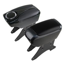 SMN 멀티 차량용 콘솔박스 자동차 암레스트 수납공간 컵홀더, E.블랙스티치, 1개