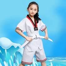 태권도복 주짓수 도복 2021 대형 코튼 태권도 유니폼 WTF 가라테 유도 복장 초보자 성인용 훈련 슈트