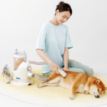 니카사 P2 PRO 강아지 고양이 애완견 반려동물 펫 클리퍼 바리깡 발바닥 털깍기 미용기, 1개, 비숑 그레이