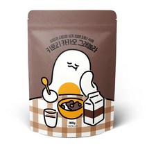 [키토리] 저당 수제 그래놀라 카카오 대용량 360g팩 1, 1팩, 360g