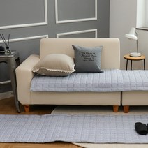 퓨어 세미 사계절 미끄럼방지 거실 쇼파패드 다용도 매트