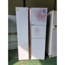 (중고냉장고)삼성지펠 홈바 강화유리 양문형냉장고 700리터급, 삼성지펠