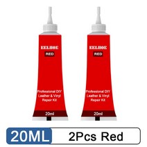 가죽쇼파수리 가죽리폼 소파수리 20ml 가죽 수리 젤 자동차 좌석 소파 스크래치 보완 컬러 리퍼브 크림 페, 11 2Pcs Red