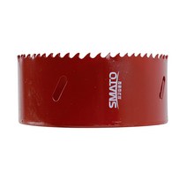 스마토 바이메탈 홀커터 100-210mm 목재 플라스틱용 얇은 철판 천공 구멍뚫기, 168mm