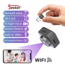 로모 카메라 그래피 개인 모드 실내 휴대용 HD 진짜 1080P 미니 무선 카메라 홈 보안 IP Wifi 2MP 충전식, [03] with 64G TF Card
