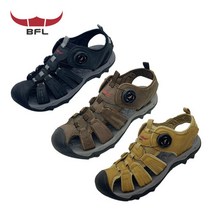 BFL OUTDOOR 5451 여름 남자 가죽 샌들 캐주얼 통풍 신발
