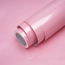 띠벽지 나비 3d 단색 자기 접착 비닐 벽지 거실 주방 캐비닛 가구 스티커 PVC 방수 대리석 연락처 용지, 40cm x 3m, [02] Shiny Pink