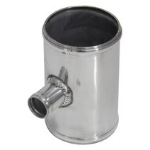 블로우밸브 3quot76mm 블로우 오프 밸브 어댑터 알루미늄 T파이프 모양 튜브 25mm ID bov용, 01 Silver