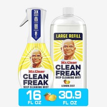 미스터 클린 다목적 세정제 클린 프랭크 미스트 닦는 키트 454g 876g Mr Clean All Purpose Cleaner Clean Freak Mist Cleaning Kit