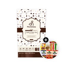 맘블레스 양고기&무곡물 (알러지) 1.2kg +사은품, 오블리버거(랜덤) X 10개, 맘블레스 양고기 1.2kg