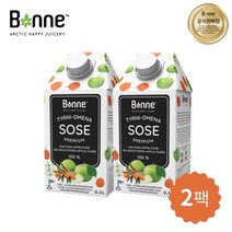 본네 씨벅톤 애플 퓨레 주스 500ml 2개입, 없음