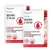 혈당케어 바나바잎 추출물 코로솔산 식후 혈당관리 도움줄수있는 건강기능식품, 1450mg, 2박스, 90정
