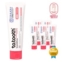 메디덴코 투투스 맘 임산부 입덧치약 순한 무불소 치약, 95g, 5개
