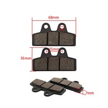 브레이크 디스크 패드 Citycoco 전기 자전거 및 핸들 Halei 스쿠터용 예비 부품, [02] Brake pad B