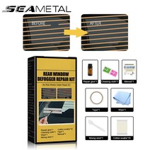 차유리복원 SEAMETAL자동차 후면 창문 디포거 수리 키트 깨진 그리드 라인에 대한 DIY 빠른 자동 관리 액세서리