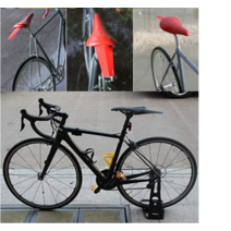 러브유어패밀리 MTB 자전거 흙받이 산악자전거 머드가드 자전거 악세사리, 블랙