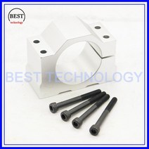 공작기계 직경 52mm 알루미늄 스핀들 cnc 모터 마운트 브래킷 클램프 공작 기계, 한개옵션0