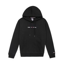 타미힐피거 타미힐피거 타미진스 리니어로고 여성 후드 티셔츠 DW0DW10132-BDS