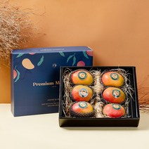 더로얄 망고 선물세트] 페루 애플망고 프리미엄 선물세트 6과 9과, 애플 망고 선물세트 9과 3kg