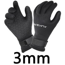 네오프렌 소재 따뜻한 다이빙 장갑 3mm 5mm 스노클링 패들링 서핑 카약 카누 스피어피싱 스키 수상 스포츠, 01 XS, 01 3mm-black
