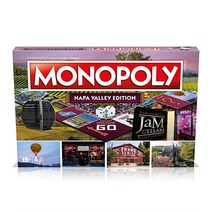 Monopoly 나파 밸리 에디션 가족 보드 게임 2-6인용 18세 이상