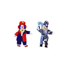 가정 장식을 위한 귀여운 광대 인형 장식 미술 공예, 도자기와 스폰지와 천, 다색