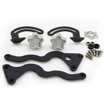 R1200gs adventure 13-22 앞 유리 지지대 윈드 스크린 bmw r1250gs r 1200gs lcadv 2014 - 2022 용 브래킷 키트 강화, 은
