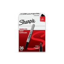 Sharpie 샤피 유성 마커 블랙 36 개 세트 F 중자 유성 펜 S0810930 Sharpie シャーピー 油性マーカー ブラック 36本 セット F 中字 油性ペン S0810930
