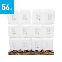 조이수 초순수 3차 살균 정제수 증류수 18리터 56개 지게차 배터리 화장품 의료용 가습기 냉각수, 단품