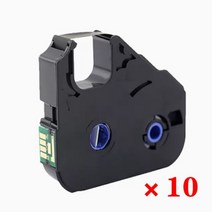안티프래질 10PK PT-200BK MK-RS100B 3604B001 케이블 ID 프린터 M-11C M-1STD M-1PRO Mk1000 Mk2000 Mk1500 MK2500 잉, 01 10PCSBlack, 12mm, 한개옵션1