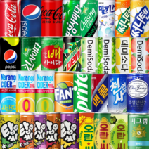 (당일출고)탄산음료 콜라 사이다 제로콜라 제로사이다 나랑드사이다 데미소다 맥콜 천연사이다, 탑씨제로 파인애플(250ml 30캔)