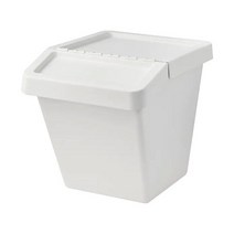 이케아 SORTERA 소르테라 분리수거함+뚜껑 60L/수납함/정리함, 화이트_102.559.01, 화이트 60L 102.559.01