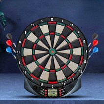 대형 벽걸이 전자 다트 게임 보급형 다트판 집들이선물, 전자다트/ 일반다트 9개 (건전지형)