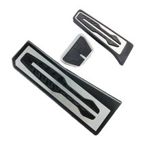 자동차 고무 매트 차량 발판 Bmw용 가스 브레이크 클러치 풋 레스트 페달 패드 교체 BMW F25 F26 X3 X4 F1, 05 Concept Edition 3Pc